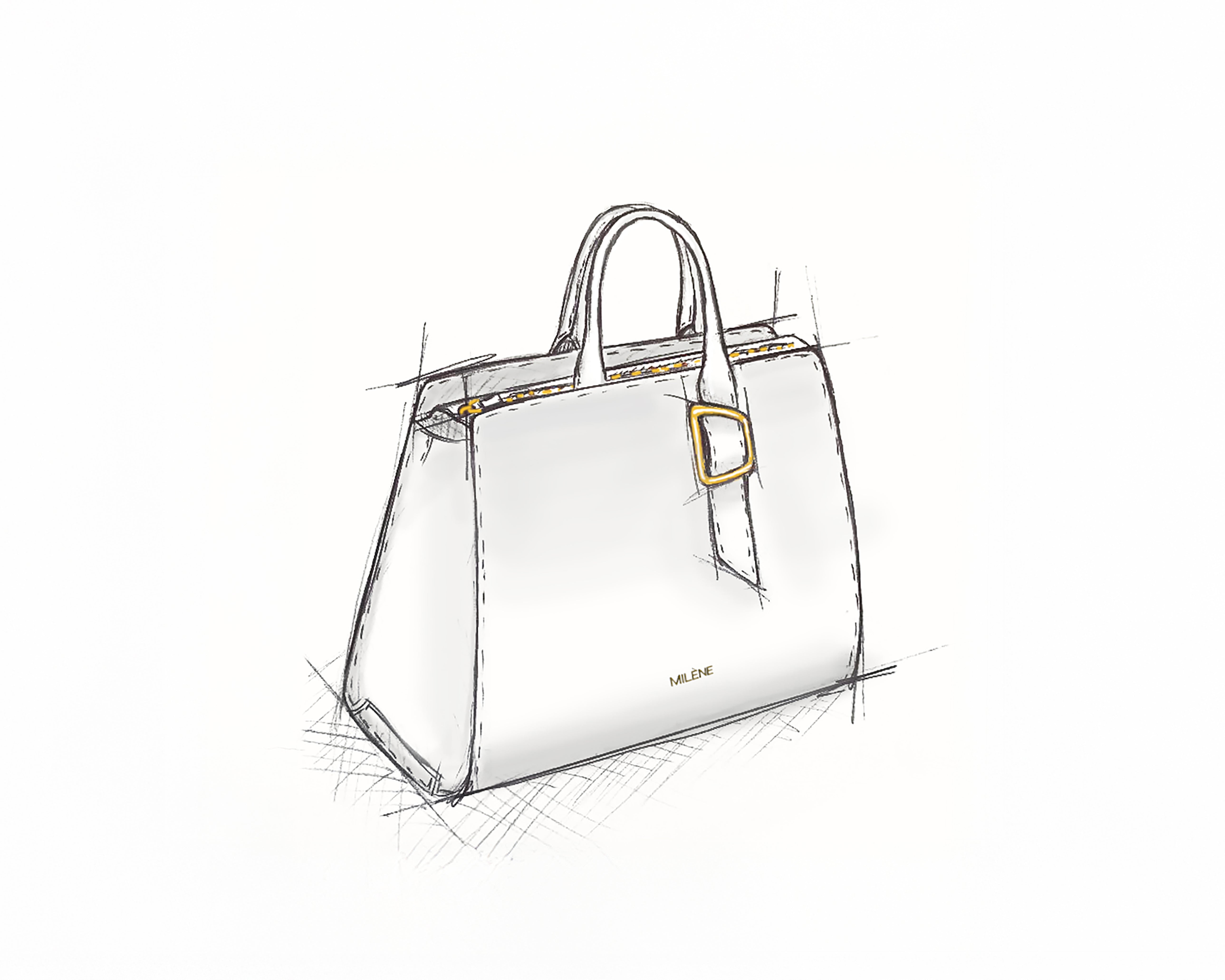Business Tasche Skizze